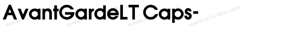 AvantGardeLT Caps字体转换